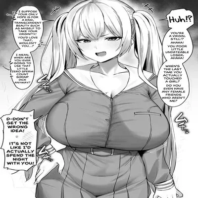 Tsuper Tsundere Twintail Blonde Mistakes You As A Virgin [Original] manga cover