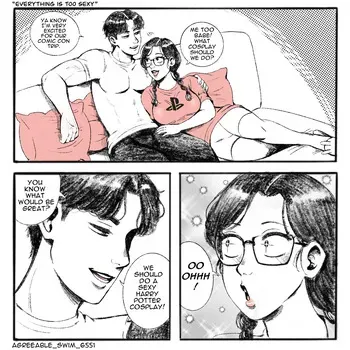 [Agreeable_Swim_6551] Everything is too sexy manga cover