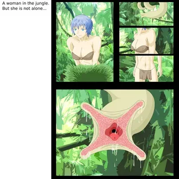[suddenattackfhm] vore in jungle (With Text) manga cover