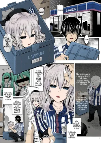 [Dschinghis Khan no Tamanegi wa Ore no Yome (Taniguchi-san)] Kashi Mashi 1 (Kantai Collection -KanColle-) [Spanish] [GenderBender Scans] [Colorized] [Digital] [Incomplete] manga cover