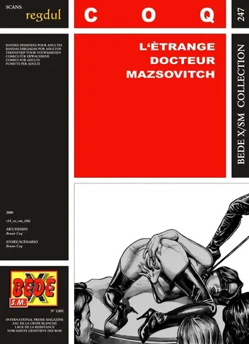 [Bédé X S.M. 247] Bruno Coq [= Pitek] - L'Etrange Docteur Mazsovitch manga cover
