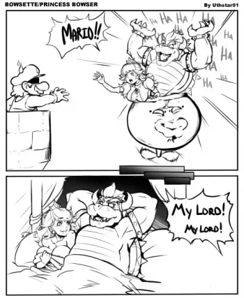 [Uthstar01] Princess Bowsette (Super Mario Bros) manga cover