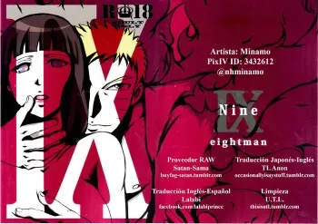 (Zennin Shuuketsu 2) [eight man (minamo)] Nine IX (Naruto) [Spanish] [Lalabi] manga cover