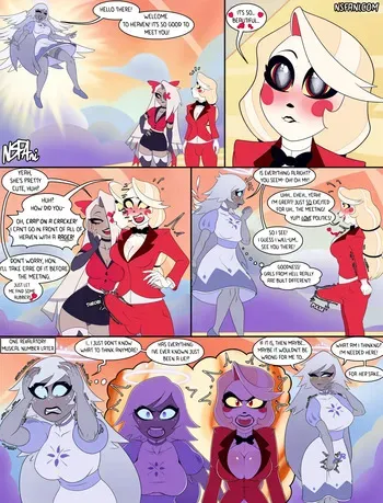 [NSFAni] Falling for Angels (Hazbin Hotel) manga cover