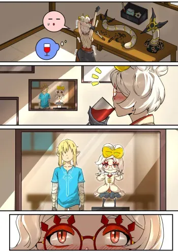 [Pz-x] Drunk date in Purah (The Legend of Zelda) manga cover