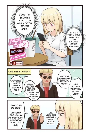 [RudySaki] I turned into a girl but NO ONE fucks me #2 manga cover