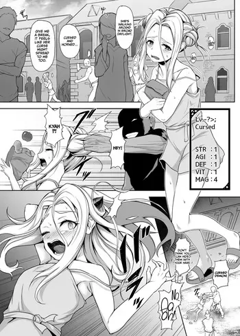 [Gotarou no All Night Fuck (Gotarou)] Tsuyoku Yasashii Onna Samurai, Futanari ni Kaerare Tasuketa Musume ni Level Drain Sareryoku de Nejifuserare Kyousei Shasei [English] manga cover