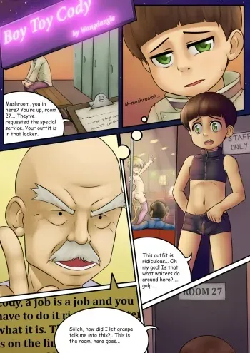 Boy Toy Cody manga cover