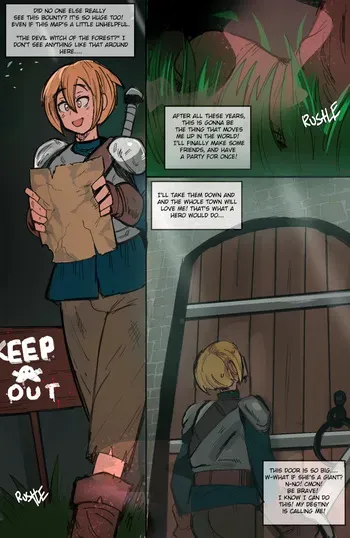 [Emboquo] Captured by the Terror of the Dark Forest! manga cover