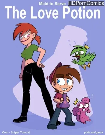 (Fairly Oddparents) Maid To Serve - The Love Potion. manga cover