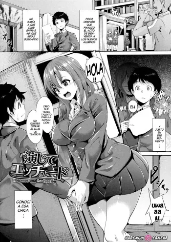[Alp] Enjite Ecchudo | Hagamos una Sextuacion (IMMORAL ROUTINE) [Spanish] [Harenchi no Fansub] [Decensored] [Digital] manga cover