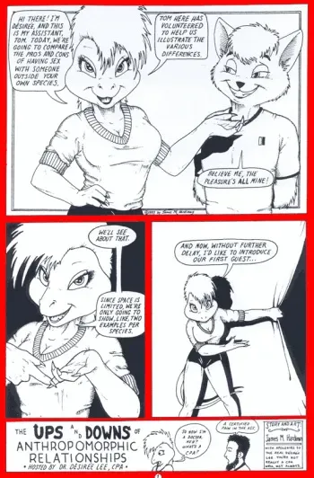 [Skunkworks (James Hardiman)] The Ups and Downs of Anthropomorphic Relationships 1 - 3 manga cover