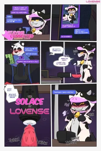 [Crushpepper] Staying Connected: Crushpepper x Lovense manga cover