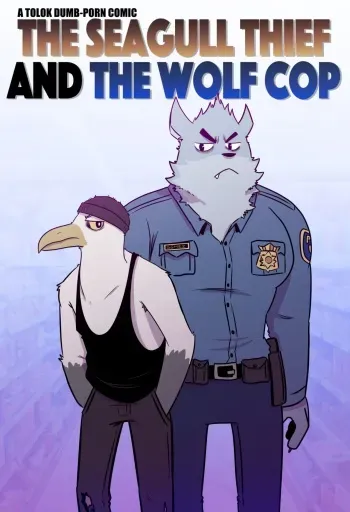 [Tolok] The Seagull Thief and the Wolf Cop manga cover