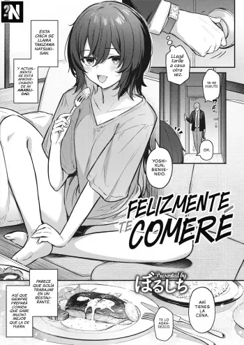 [Borusiti] Oishiku Tabete Ageru kara | Felizmente te Comeré (COMIC HOTMILK 2023-04) [Spanish] [NekoCreme] [Digital] manga cover