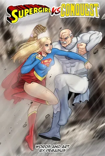 [Pegasus] Supergirl vs Conquest manga cover