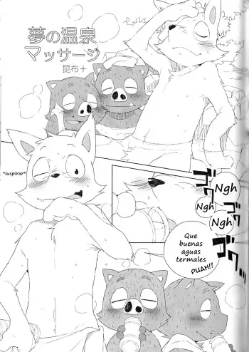 (C84) [Dogear (Konbu plus)] Soñando con un masaje de aguas termales (Kaiketsu Zorori) [Spanish] [Haoru] manga cover