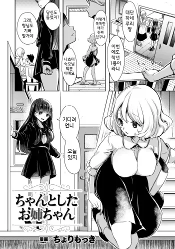 [Chorimokki] Chanto shita Onee-chan (2D Comic Magazine NTR Les Kanojo ga Kanojo o Netottara Vol. 1) [Korean] [Digital] manga cover