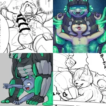 C22H20O13 - Goo Tanuki having fun with boys manga cover