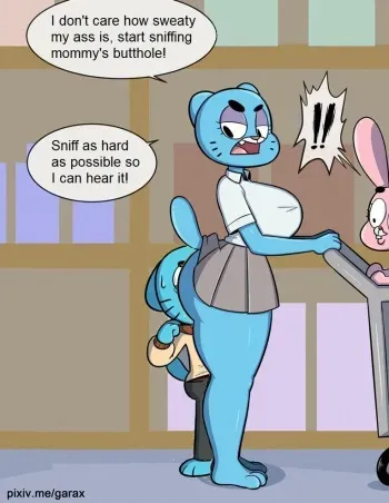 Gumball's Mom's Butt manga cover