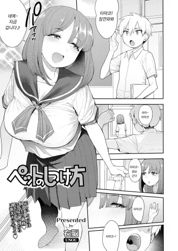 [Unou] Pet no Shitsukekata (COMIC AOHA 2020 Aki) manga cover