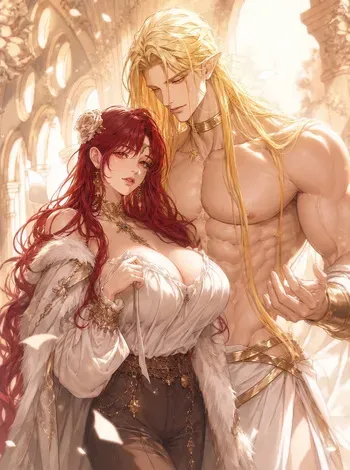 Eruhaben cover fem [AI Generated] manga cover