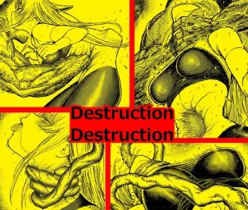 Destruction Destruction - The Strangled heroin's total defeat manga cover