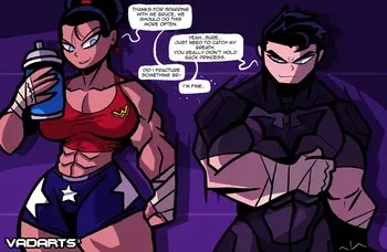 [VADARTS] Training Session (Justice League) manga cover
