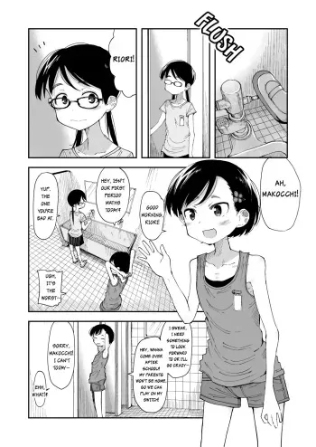 Makocchi and Riori manga cover