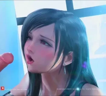 [Sakimichan] Tifa Lockhart x Cloud (final fantasy) [Animated] manga cover