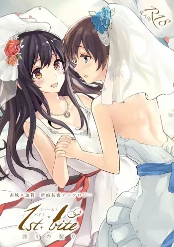 Akagi x Kaga Shinkon Shoya Anthology - 1st bite manga cover