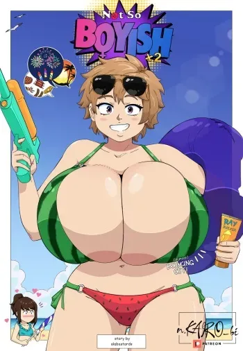 Not So Boyish (arts and sketches) manga cover