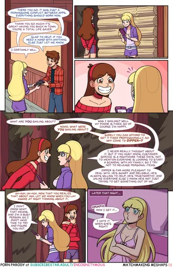 [Incognitymous] Matchmaking Mishaps (Gravity Falls) [Ongoing] manga cover