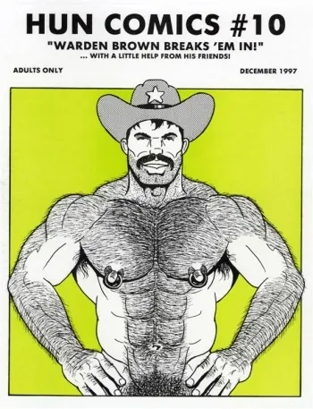 [The Hun] #10 Warden Brown Breaks 'Em In manga cover