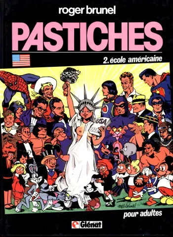 [Roger Brunel] Pastiches 2 - école américaine [French] manga cover