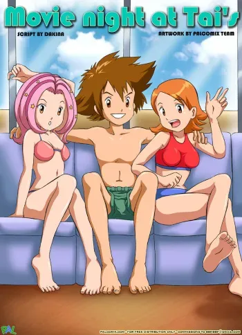 [Palcomix] Movie night at Tai's (Digimon) [German] {Sokarius} manga cover