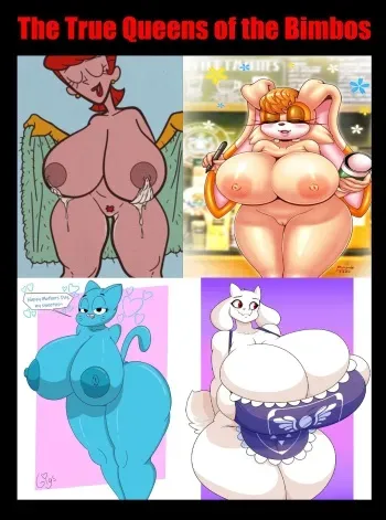 The True Queens of the Bimbos Super Milfs manga cover