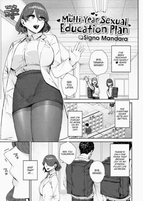 The Multi-Year Sexual Education Plan manga cover