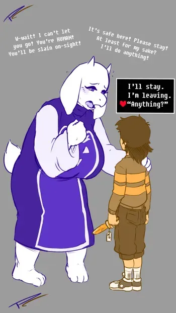 Toriel's Offer manga cover