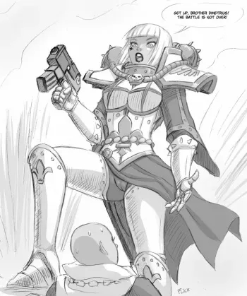 [Flick] Brother Demetrius and Battle Sisters (Warhammer 40k) manga cover