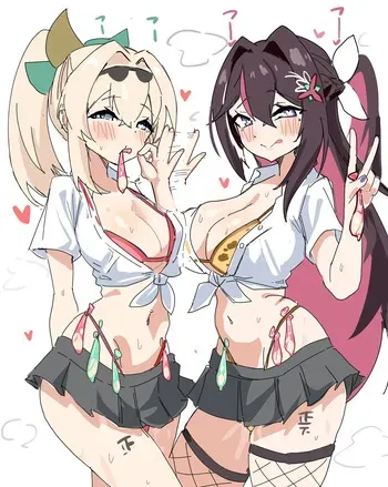 [フミトンカツ] あずいろビッチ化 (ホロライブ) manga cover