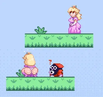 [CountMoxi] Peach Doodle (Super Mario Bros.) manga cover