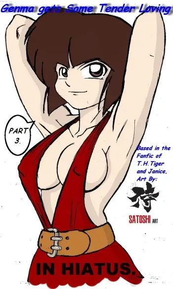 Genma gets some Tender Loving 3 In hiatus. manga cover