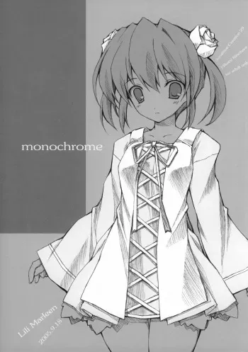 (SC29) [Lili Marleen (Kinohara Hikaru)] monochrome (Mahou Shoujo Lyrical Nanoha) manga cover