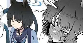 [nameco] Hiru mo Yoru mo Schale ni Isuwaru Kikyou (Blue Archive) manga cover