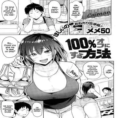 How to Get a 100% Discount [Original] manga cover