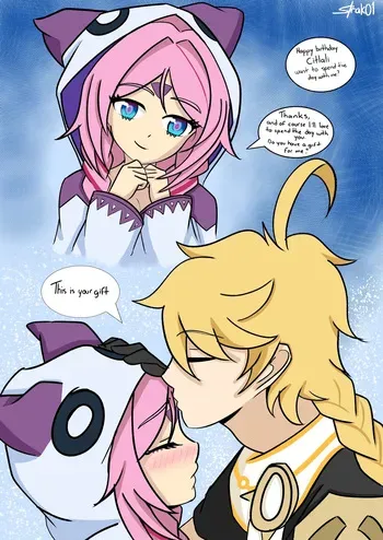 [Strak01] Citlali's Gift (Genshin Impact) manga cover