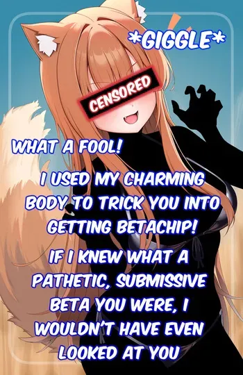 When Hola got married, she never expected him to turn out to be such a pathetic, disgusting beta. But now that he's been chipped, maybe things will finally get better for her manga cover