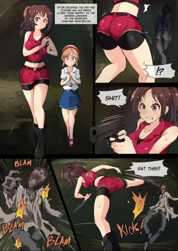 RE Claire and Sherry manga cover