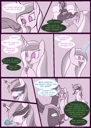[Kanashiipanda] Royal Exchange (My Little Pony: Friendship is Magic) manga cover